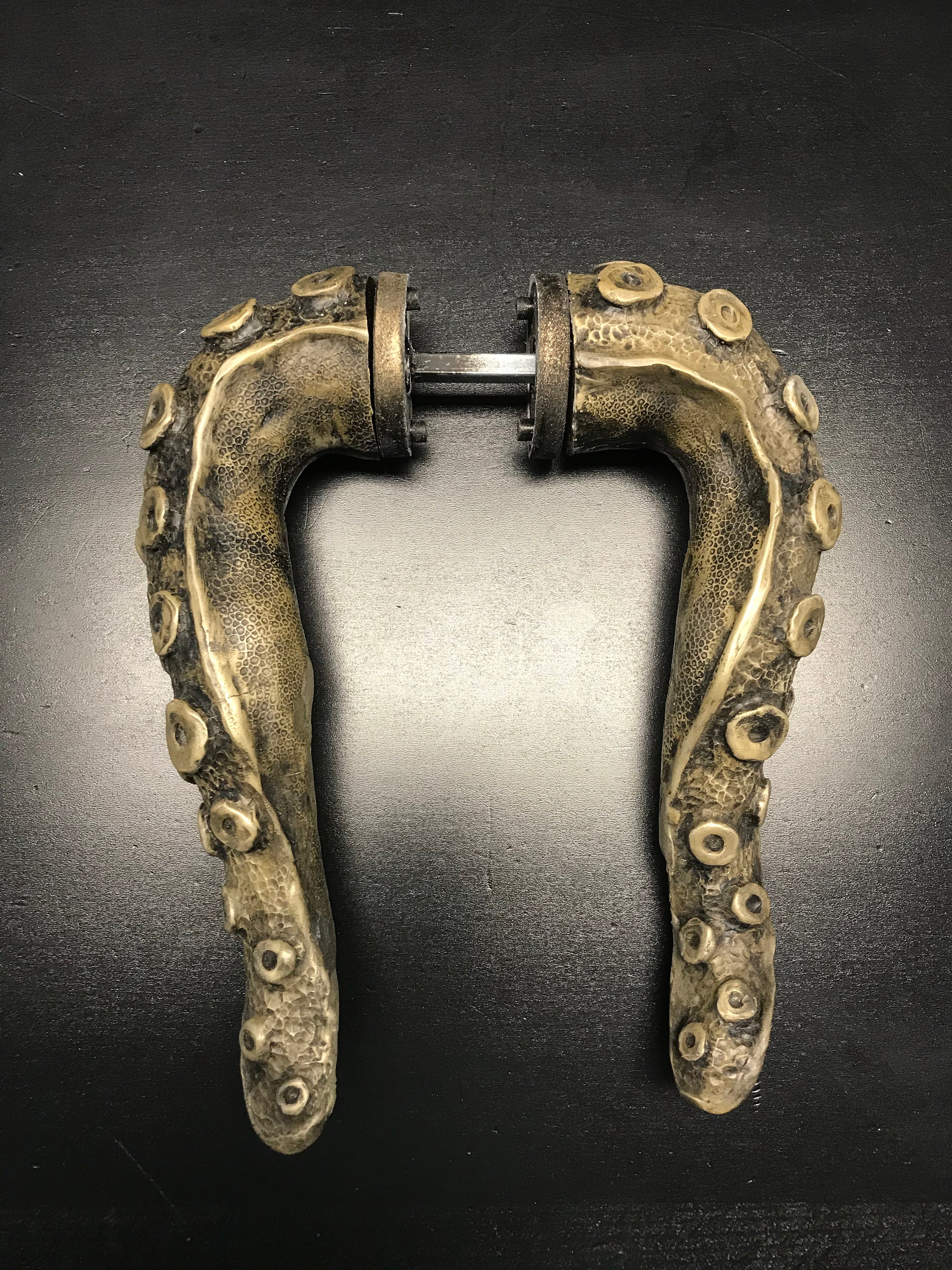 Octopus Tentacle Door Handle - Resin Vintage Steampunk Cabinet Pull, Unique Furniture Hardware