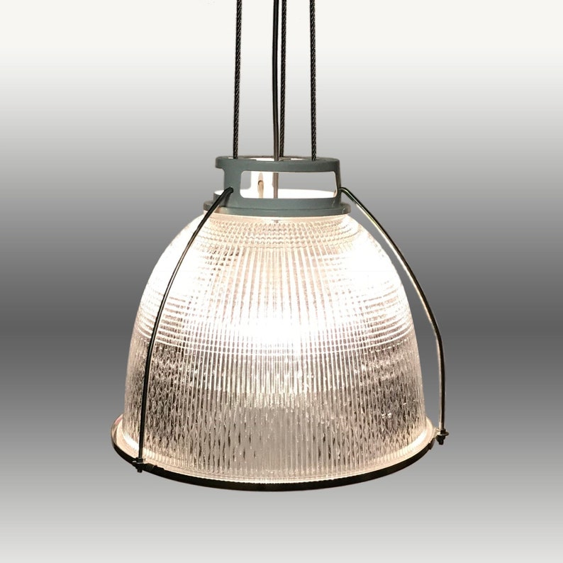 Vintage Industrial Holophane Pendant Lighting Light Shade