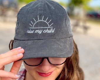 Rise My Child Luke 8:54 Corduroy Cap