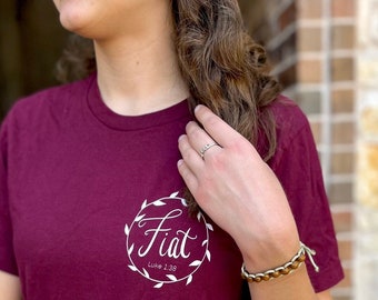Fiat Luke 1:38 Catholic Shirt