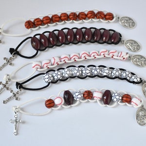 Custom Sports Sacrifice Beads/Mini Rosary
