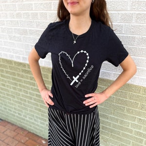 Love = Sacrifice St. John Paul II Catholic T-Shirt