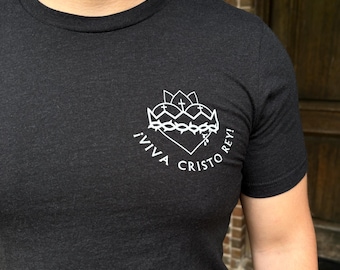 Viva Cristo Rey Christus der König Sacred Heart Katholische Männer und Frauen Shirt