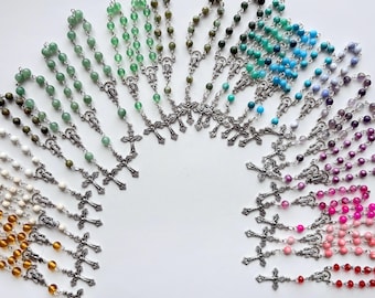 Ready to Ship Mini Rosary Regular/First Communion/Confirmation