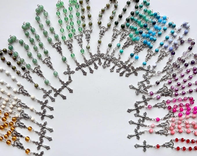 Ready to Ship Mini Rosary Regular/First Communion/Confirmation
