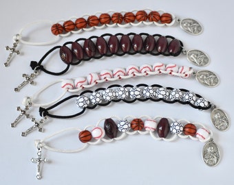 Custom Sports Sacrifice Beads/Mini Rosary