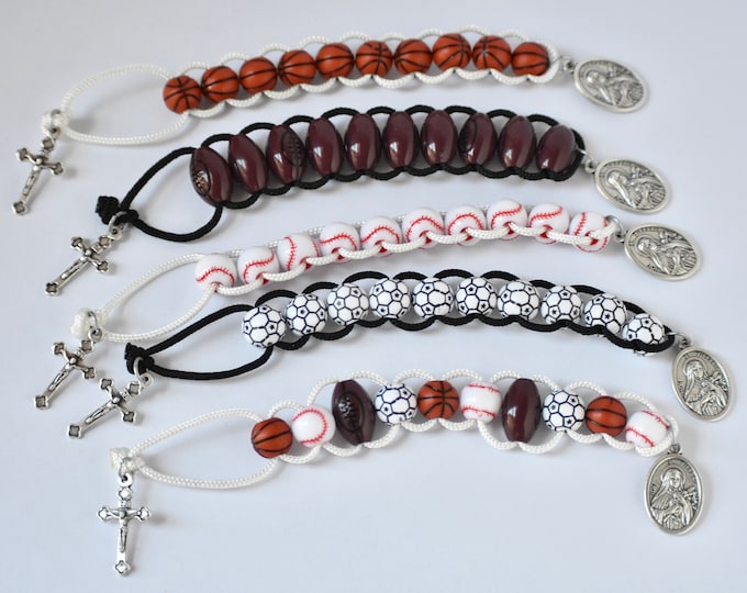 Custom Sports Sacrifice Beads/Mini Rosary