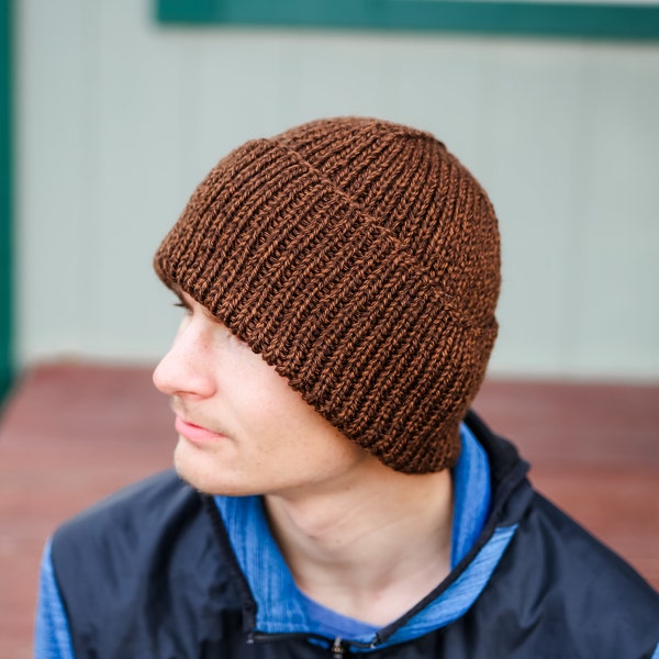 Everyday Beanie in Worsted - PDF PATTERN - knitting pattern | winter | worsted | hat | teen | child | adult | mens | womens | baby | toddler