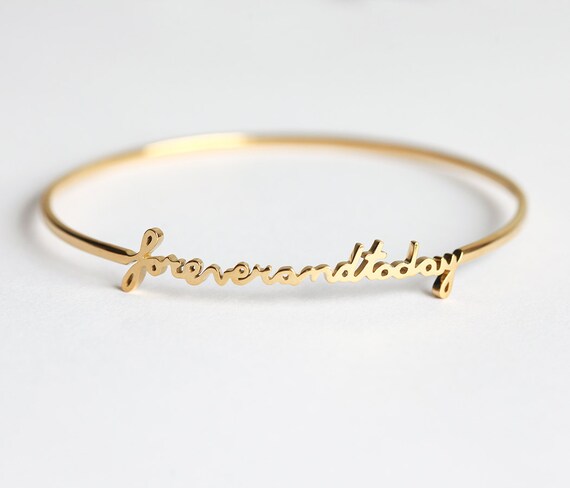 Name Bracelet Jewelry Gold Name Bangle 