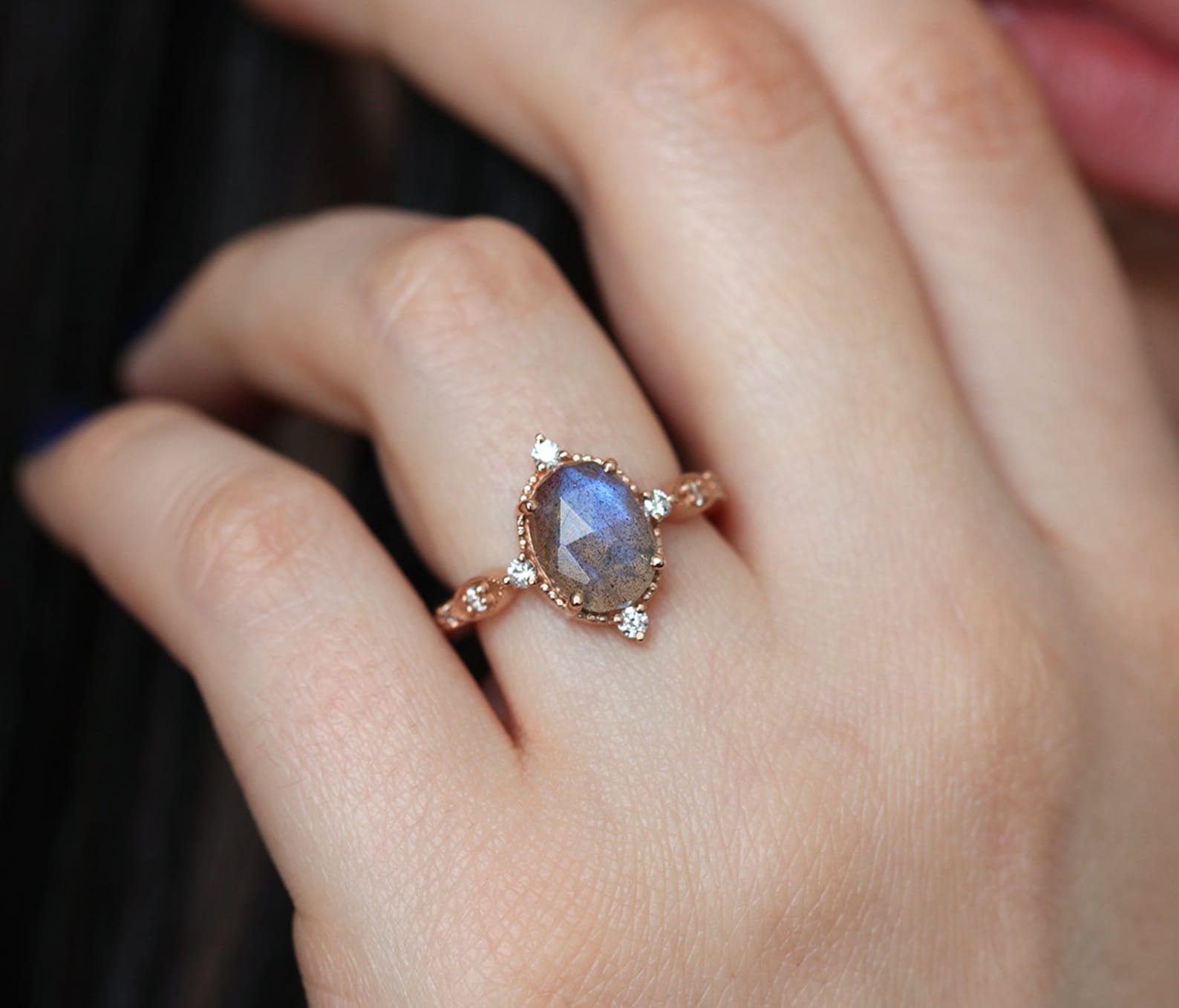 Labradorite Ring