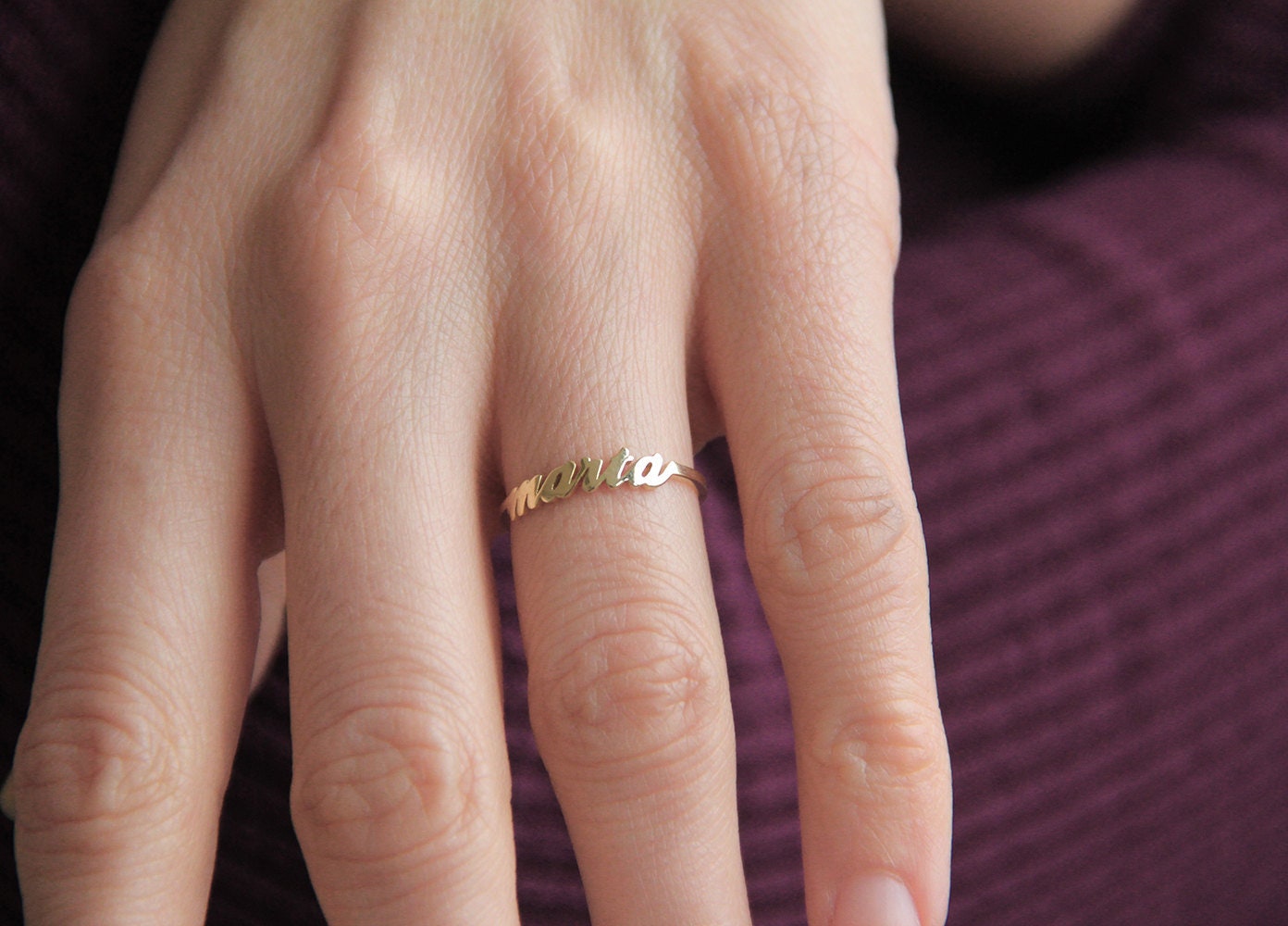 Anillo De Hombre Inicial Personalizado Tallado Blanco A A Z Anillo De Hombre Inicial Personalizado Tallado Blanco A A Z