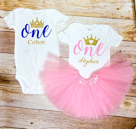 boy girl twin first birthday outfits