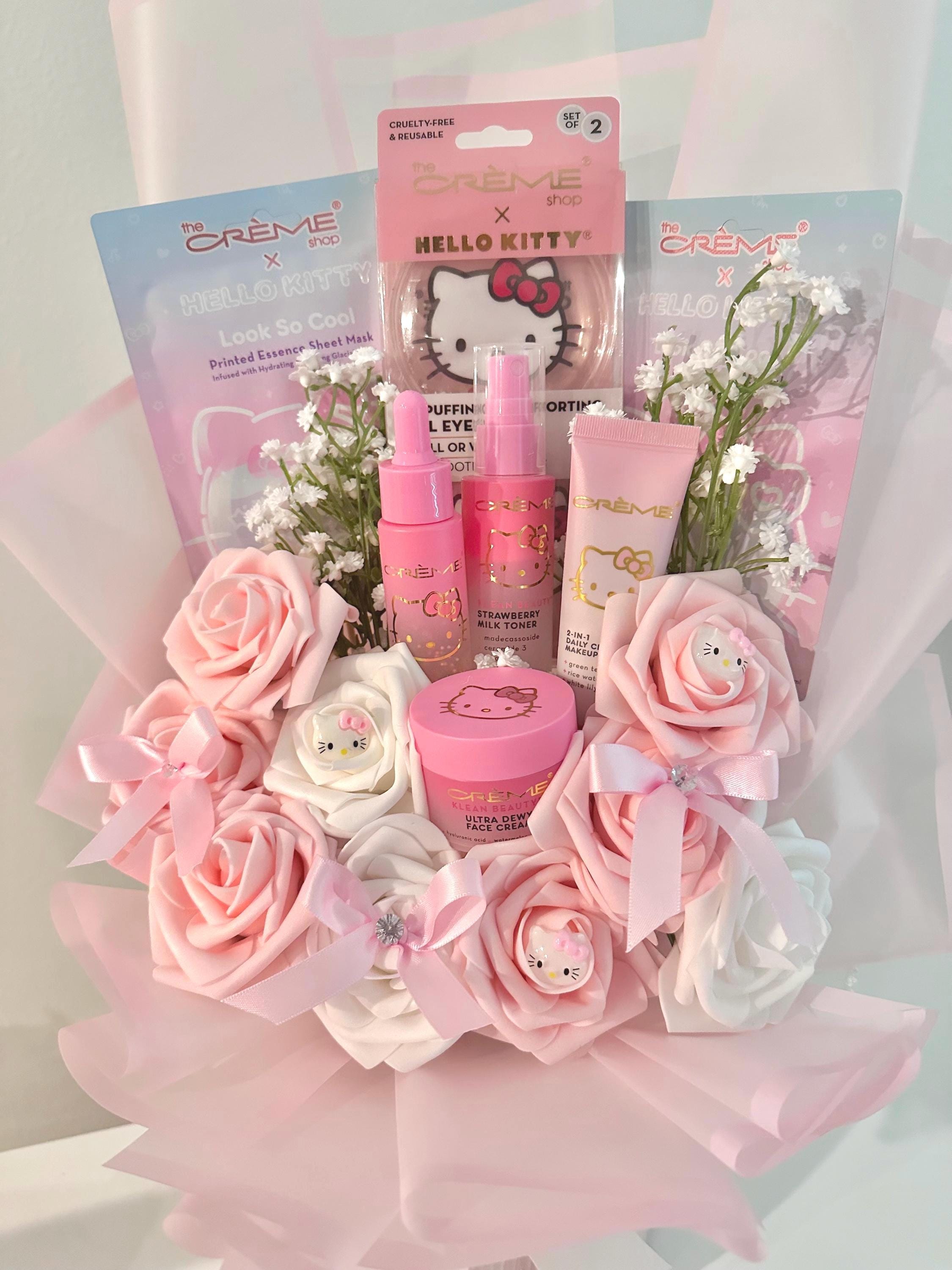 Hello Kitty Self-care Bouquet | Sanrio Skincare Gift for 
