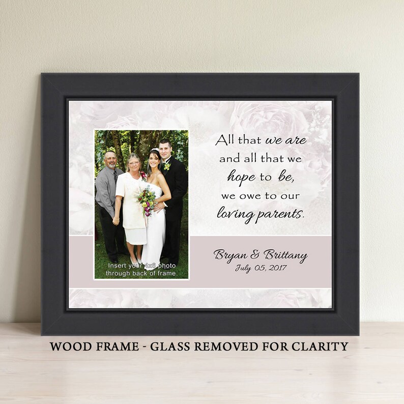 All That We Are Picture Frame Parents Wedding Gift Etsy