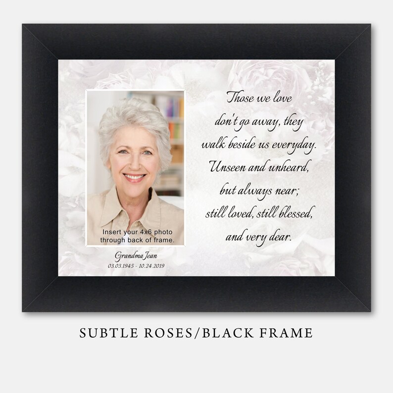 Mother memorial frame Memorial gift Bereavement frame Etsy