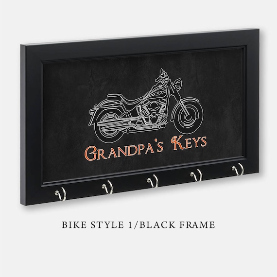 My Bike My Rules Fathers Day Shed Est Personalised Bike Cave Wooden Sign Plaque Garage Husband Daddy Motorbike Dad Grandad Gift Present Year