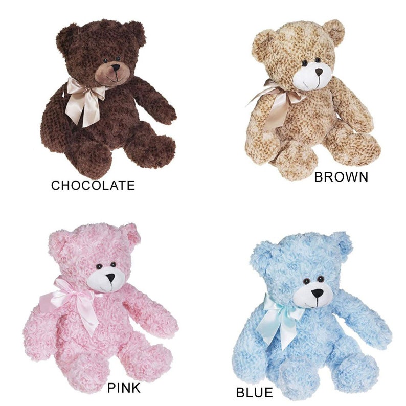 Ring Bearer 16 Personalized Bear with color matched | Etsy