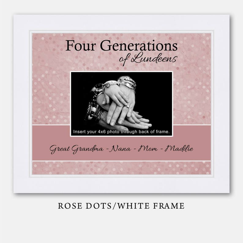 Four Generations Picture Frame Three 50