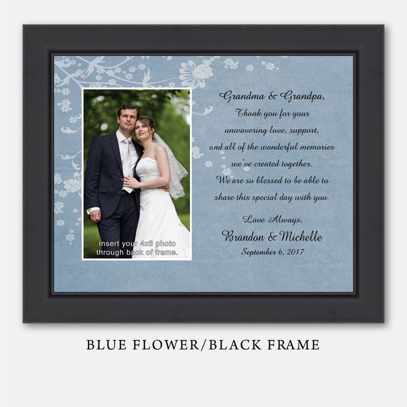 Wedding Gift For Grandparents Personalize Keepsake Picture Etsy