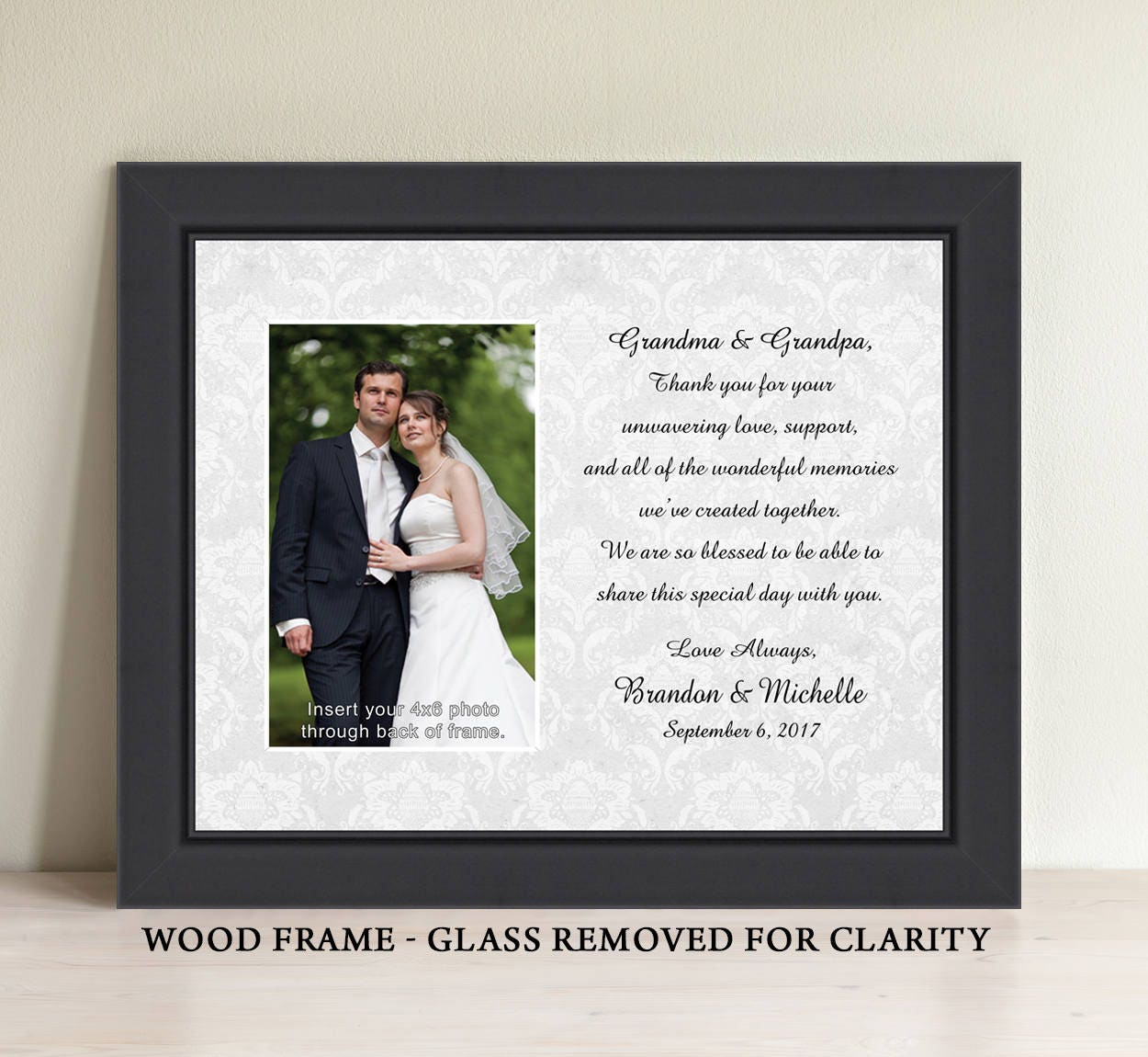 Wedding Gift For Grandparents Personalize Keepsake Picture Etsy