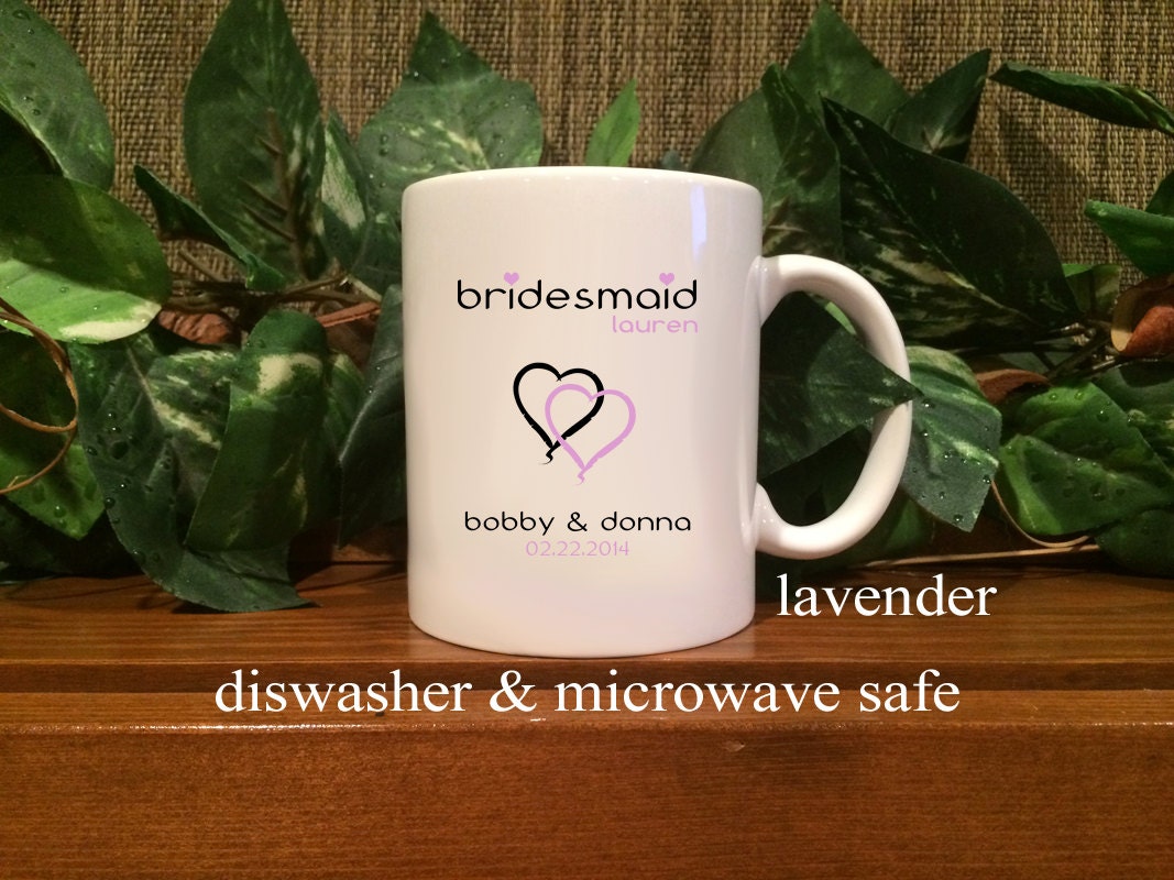Bridesmaid Coffee Mug Bridesmaid Gift Wedding Favor Etsy