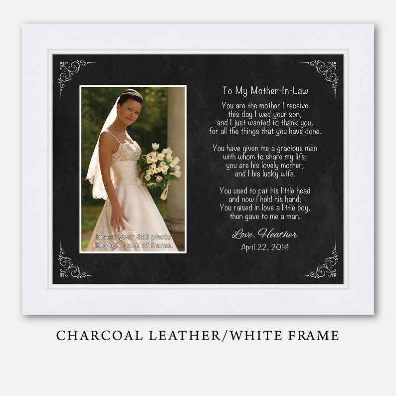 Mother in Law Gift Personalized Mother in Law Picture Frame Etsy