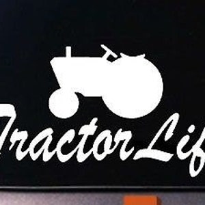 Tractor Sticker Decal Farm Farmer Cattle Pig Horse Ranch 6&quot;