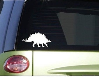 Stegosaurus *I064* 8" Sticker Decal Dinosaur Jurassic Fossil Bone