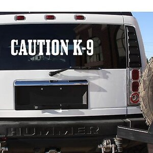 K9 Decal Schutzhund Police Guard Dog (6X30) Large Decal Sticler  *C230*