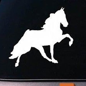 Walking Horse Sticker Tennessee Walker Saddle Horse Show Trailer English Stirrup bild 1