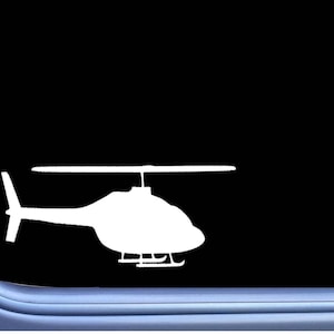 Helicopter 8&quot; sticker J780 decal sticker pilot