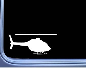 Military Blackhawk Helicopter Wall Decal Sticker - Removable Vinyl Aviation Decor, 20"H X 60"W