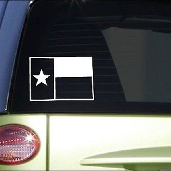 Texas Flag  *I090* 8" Sticker Decal Gonzales Flag Symbol Native Texan Home