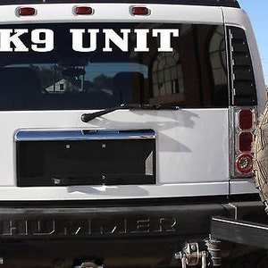 K9 Decal Schutzhund Police Guard Dog (6X30) Large Decal Sticker Malinois Gsd