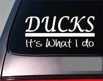 Ducks Sticker Decal *E270* Duck Hunting Duck Blind Shell Shotgun Camo Boat Lab