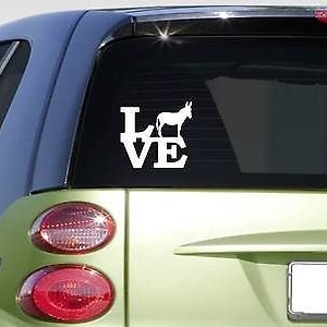Donkey Love 6&quot; Sticker *F201* Decal Farm Jackass Saddle Cowboy Mule Bridle
