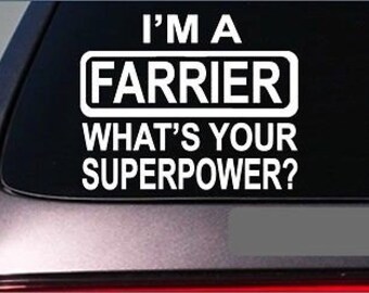 Farrier Sticker Etsy