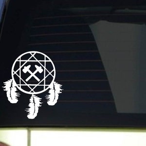 Dreamcatcher Tomahawk *I307* 6x6 inch Sticker decal american dream ax native