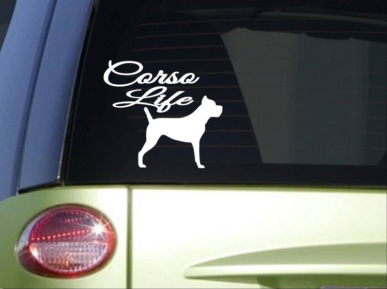 Cane Corso Life I965 6x6 inch dog Sticker decal image 1