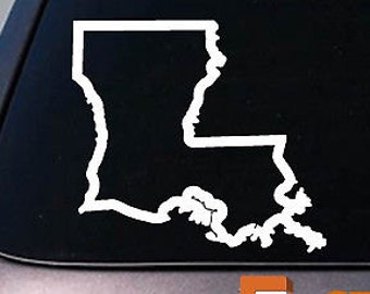 Louisiana State 6" Sticker Decal Car Truck Window College Football Basketball
