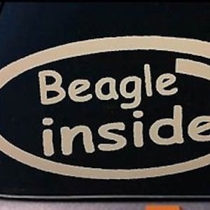 Beagle Decal Sticker Car Window *C194*