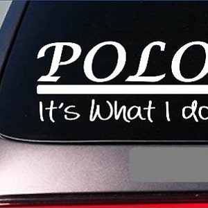 Polo Sticker Decal *E367* Polo Club Horse English Saddle Game Riding Horse