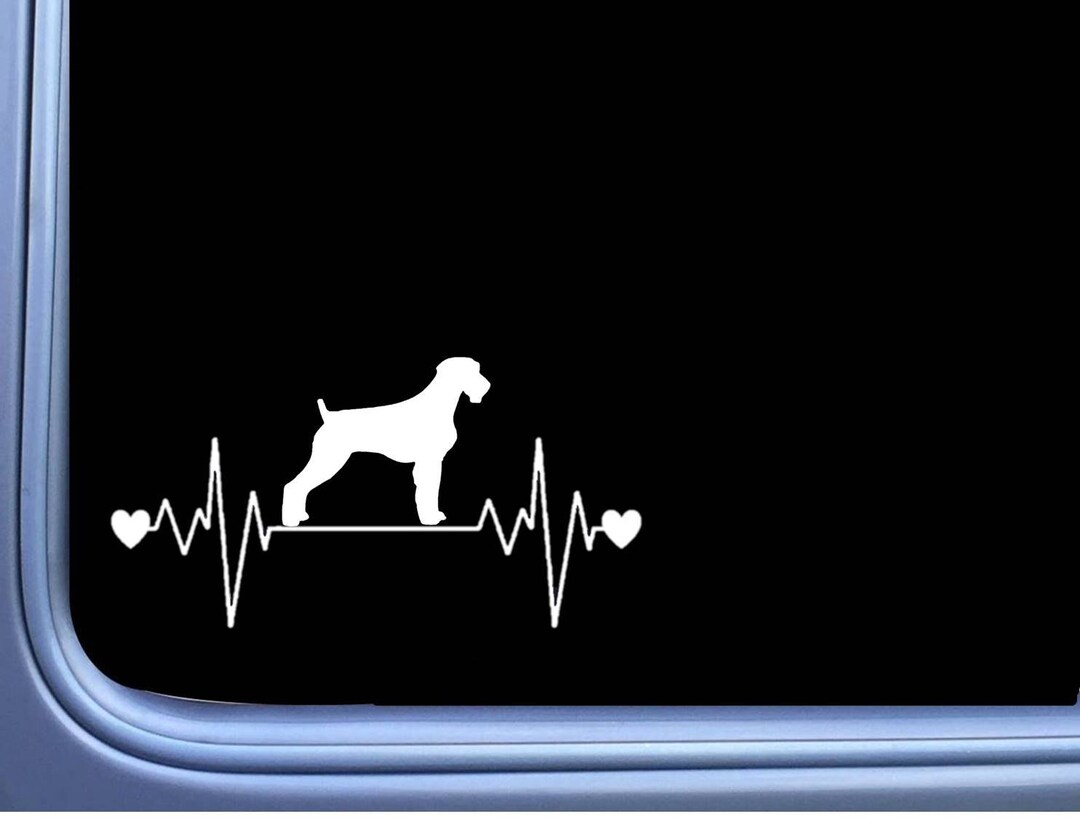 German Wirehaired Pointer Lifeline M336 8 Inch Sticker Decal Dog ...
