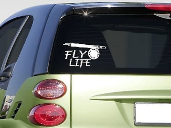 Fly Life Fishing 6 Sticker E860 Decal Fly Rod Reel Fishing Line