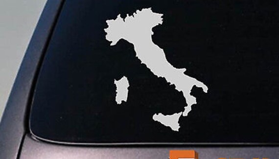 Italy Country 6 Sticker Decal Car Window Euro Europe - Etsy