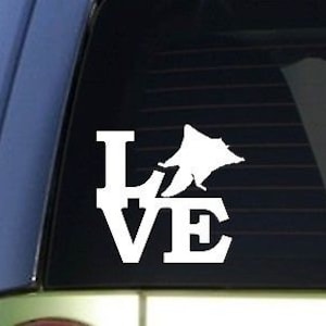 Sugar Glider Love *H952* 6&quot; Sticker Decal Flying Squirrel Feeder Cage Live Trap