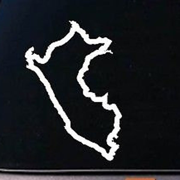 Peru Country Sticker Truck Car Window Laptop Vinyl Decal 6" Sticker