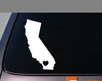 California Love 6"  Sticker Socal Beach Sand Sun Summer Decal