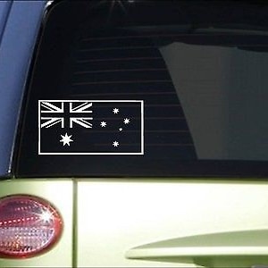 Australia Flag  *I086* 8&quot; Sticker Decal Aussie Down Under Outback Kangaroo