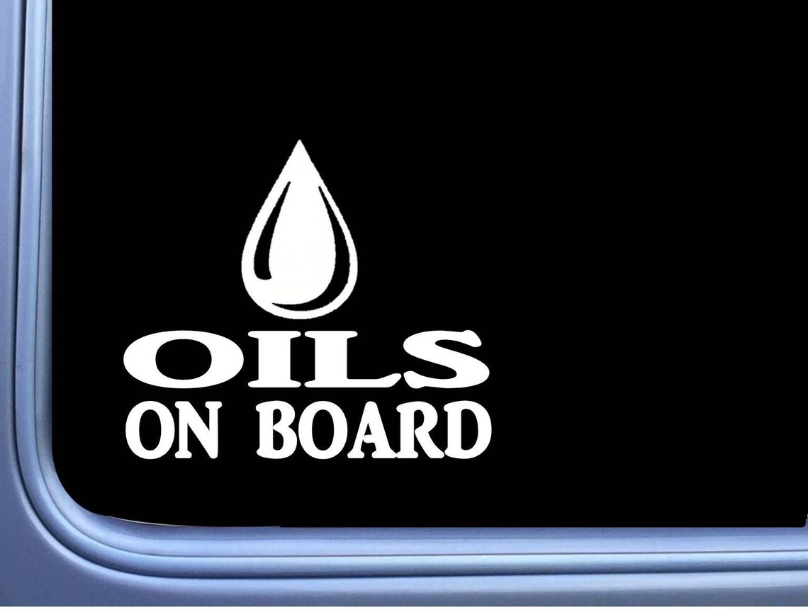 Oil on Board Sticker L465 6 Inch Case Dropper Diffuser Essential Decal ...